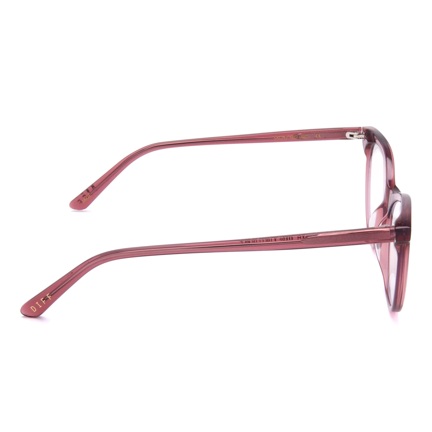 JADE - MULBERRY + CLEAR GLASSES 6 JADE - MULBERRY + CLEAR GLASSES - Image 4