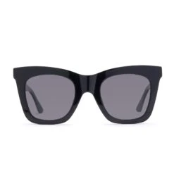 KAIA - BLACK + GREY + POLARIZED SUNGLASSES