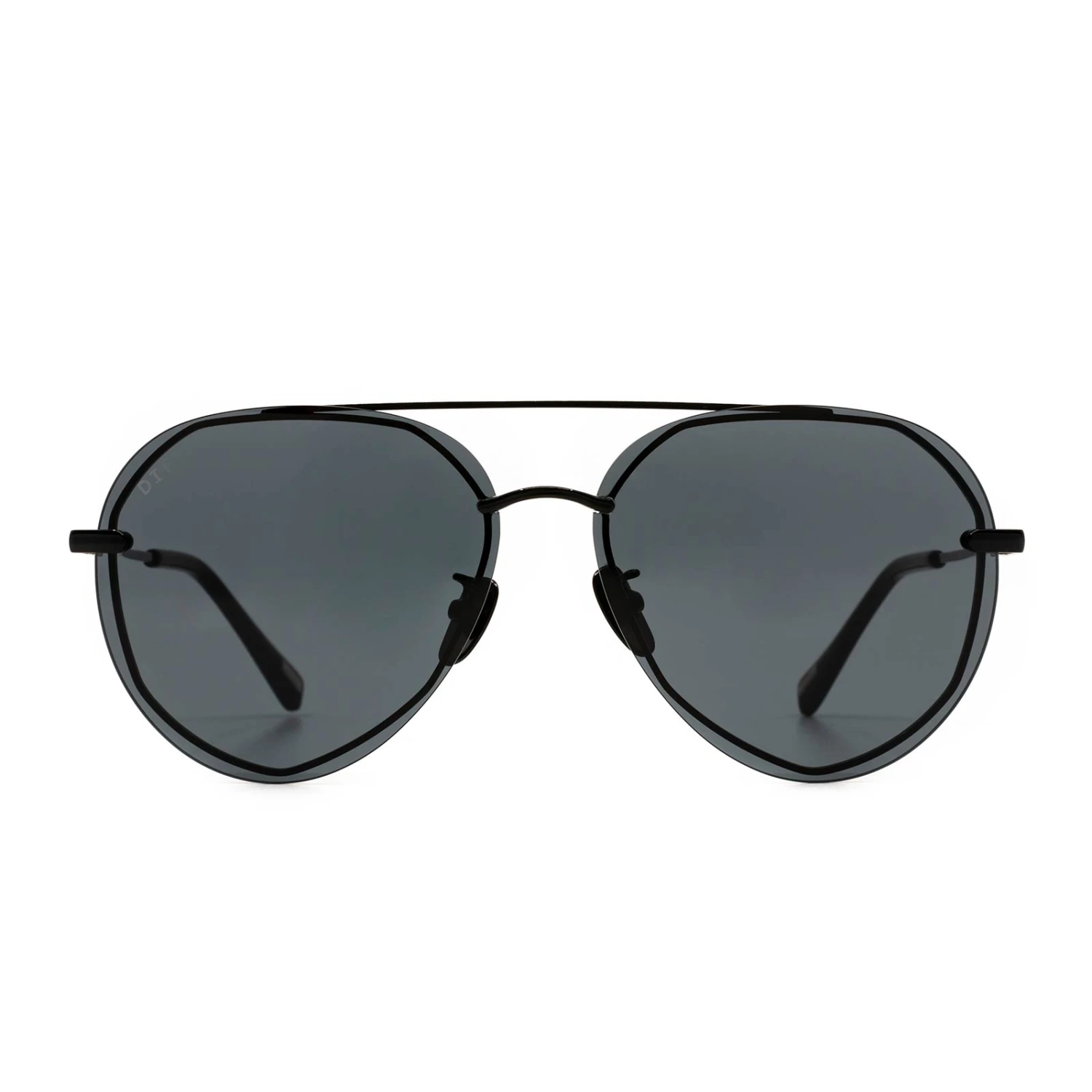 LENOX - BLACK + GREY SUNGLASSES 3 LENOX - BLACK + GREY SUNGLASSES