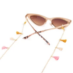 Tassel Chain - Marigold Blush Cream -Sunglasses Sales MULTITASSELSUNGLASSCHAIN marigold blush cream detail3