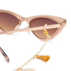Tassel Chain - Marigold Blush Cream -Sunglasses Sales MULTITASSELSUNGLASSCHAIN marigold blush cream detail5