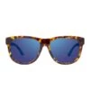 MILO - AMBER TORTOISE + BLUE MIRROR SUNGLASSES -Sunglasses Sales Milo Ambertortoise Bluemirror Sunglasses front