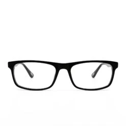 REESE - BLACK + CLEAR GLASSES