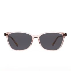 RENEE - ROSE CRYSTAL + CLEAR GLASSES -Sunglasses Sales RENEE eyeglasses rosecrystal front polarized