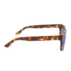 RILEY - AMBER TORTOISE + BLUE MIRROR SUNGLASSES 11 RILEY - AMBER TORTOISE + BLUE MIRROR SUNGLASSES -Sunglasses Sales RILEY ambertortoise bluemirror side