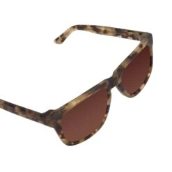 RILEY - MATTE MOSS HAVANA + BROWN GRADIENT SUNGLASSES -Sunglasses Sales RILEY mattemosshavana browngradient detail1