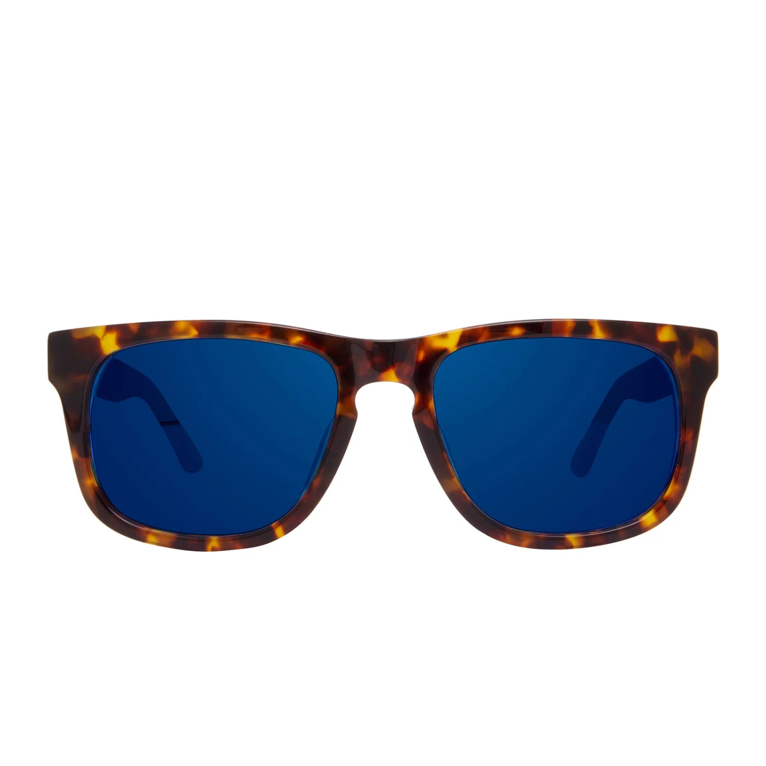 RILEY - AMBER TORTOISE + BLUE MIRROR SUNGLASSES 3 RILEY - AMBER TORTOISE + BLUE MIRROR SUNGLASSES