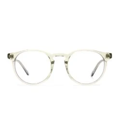 SAWYER - OLIVE CRYSTAL + CLEAR GLASSES