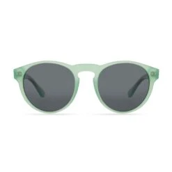 CODY - SEAFOAM CRYSTAL + GREY POLARIZED SUNGLASSES