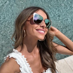 GRACE - BRUSHED GOLD + CHERRY BLOSSOM MIRROR SUNGLASSES -Sunglasses Sales Untitleddesign 1