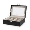4 PIECE VANITY CASE - BLACK -Sunglasses Sales VANCAS BK4 OPEN