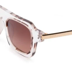 ALDEN - CLEAR CRYSTAL + WINE GRADIENT SUNGLASSES -Sunglasses Sales alden CL WG199 detail