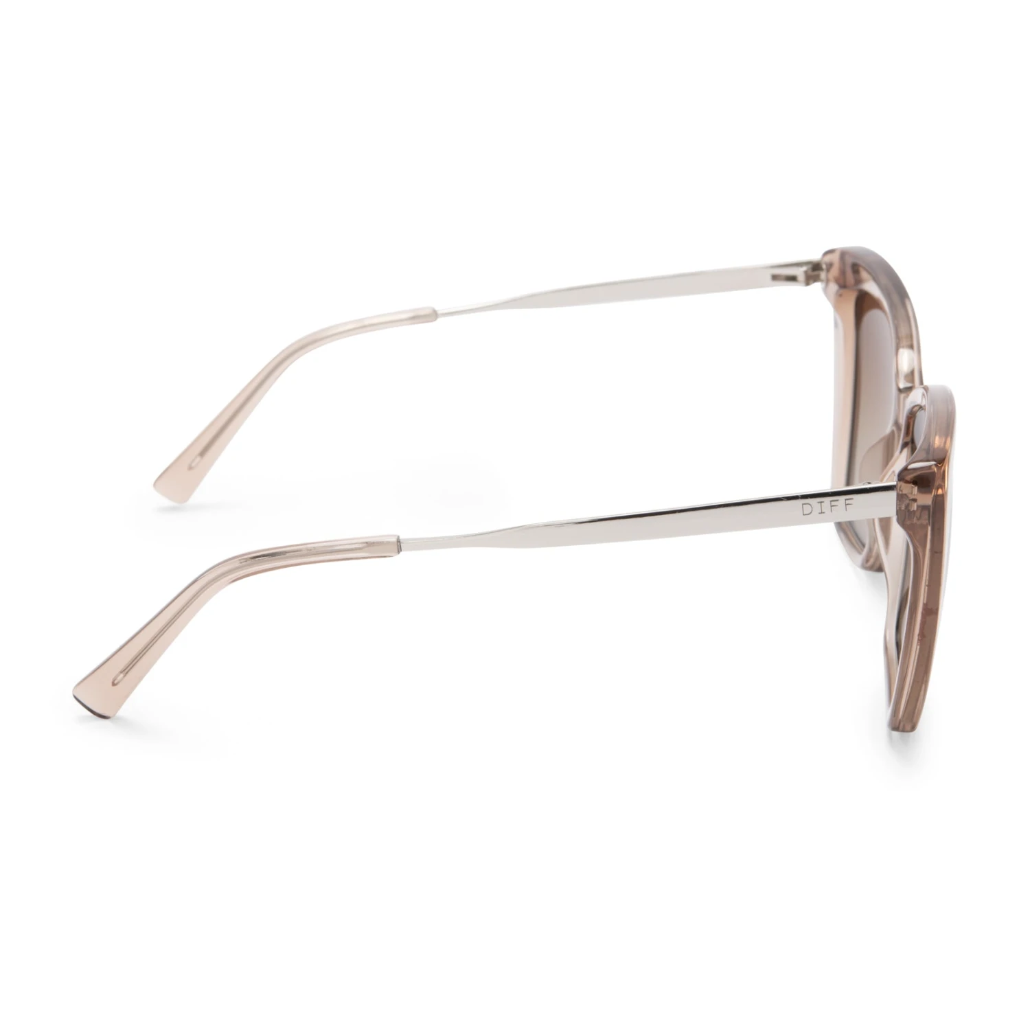 BECKY IV - VINTAGE CRYSTAL + BROWN GRADIENT SUNGLASSES 6 BECKY IV - VINTAGE CRYSTAL + BROWN GRADIENT SUNGLASSES - Image 4