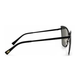 BECKY - MATTE BLACK + GOLD MIRROR SUNGLASSES -Sunglasses Sales becky MB GM18 side