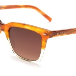 BILLIE - DESERT SAND + BROWN GRADIENT POLARIZED SUNGLASSES -Sunglasses Sales billie DS BG143P detail