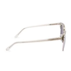 BLAIR - SMOKE CRYSTAL + GREY MIRROR SUNGLASSES -Sunglasses Sales blair SM GF144 side