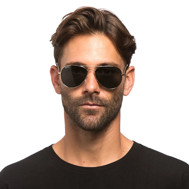 CRUZ - GOLD + GREY SUNGLASSES 6 CRUZ - GOLD + GREY SUNGLASSES - Image 4