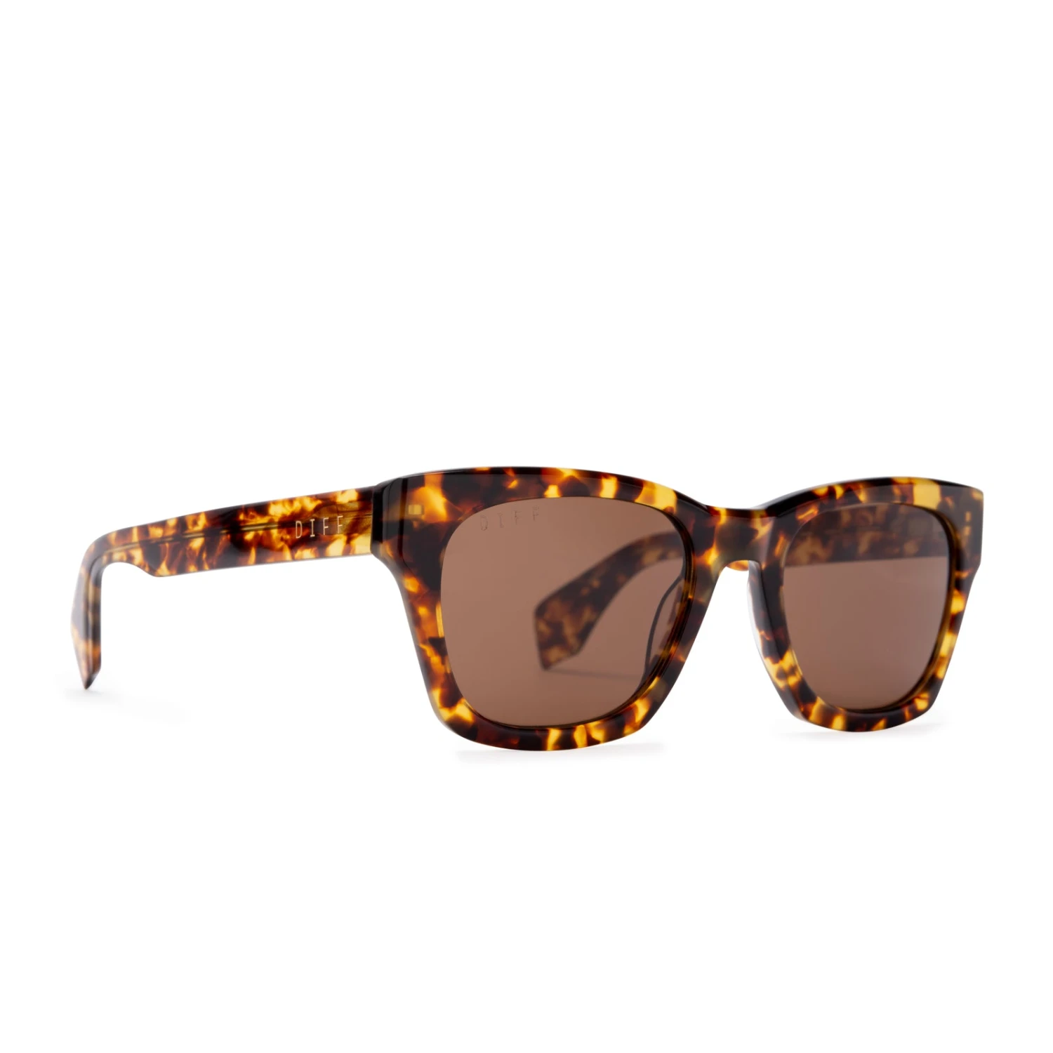 DEAN - AMBER TORTOISE + BROWN POLARIZED SUNGLASSES 4 DEAN - AMBER TORTOISE + BROWN POLARIZED SUNGLASSES - Image 2