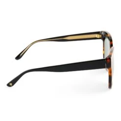 PATRICIA NASH - AUDREY + TORTOISE + FRONT BLACK TEMPLES + G15 SUNGLASSES -Sunglasses Sales diff eyewear audrey tortoise front black temples g15 sunglasses alt 3