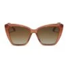 BECKY II - BROWN SUGAR + BRONZE GRADIENT POLARIZED SUNGLASSES