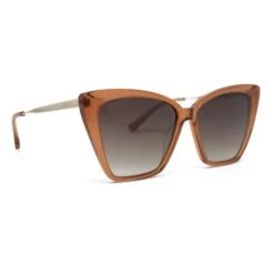 BECKY II - BROWN SUGAR + BRONZE GRADIENT POLARIZED SUNGLASSES -Sunglasses Sales diff eyewear becky ii brown sugar bronze gradient polarized sunglasses alt 2