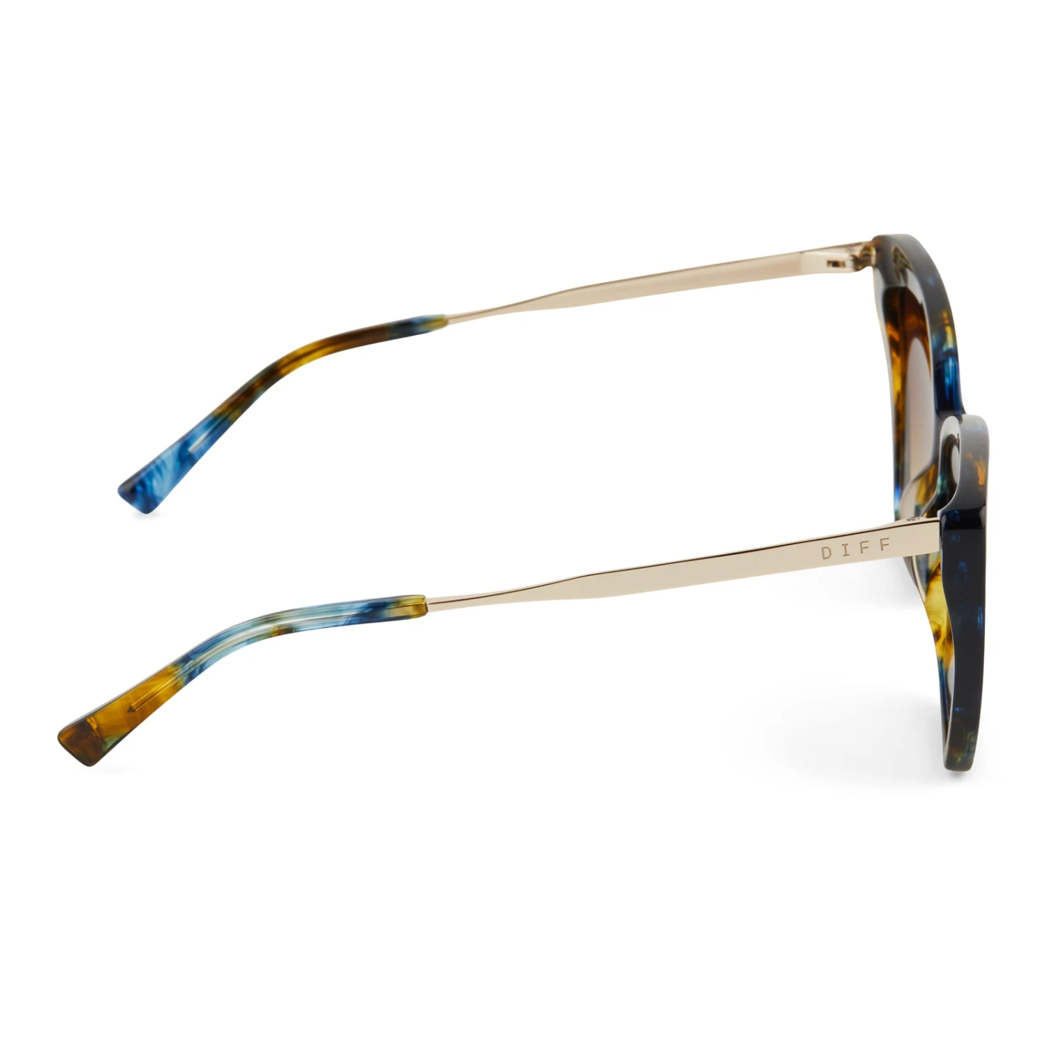 BECKY II - GLACIAL TORTOISE + BROWN GRADIENT SUNGLASSES 5 BECKY II - GLACIAL TORTOISE + BROWN GRADIENT SUNGLASSES - Image 3