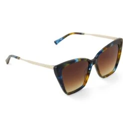 BECKY II - GLACIAL TORTOISE + BROWN GRADIENT SUNGLASSES 12 BECKY II - GLACIAL TORTOISE + BROWN GRADIENT SUNGLASSES -Sunglasses Sales diff eyewear becky ii glacial tortoise brown gradient sunglasses alt 4