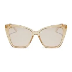 BECKY II - HONEY CRYSTAL + HONEY CRYSTAL FLASH SUNGLASSES