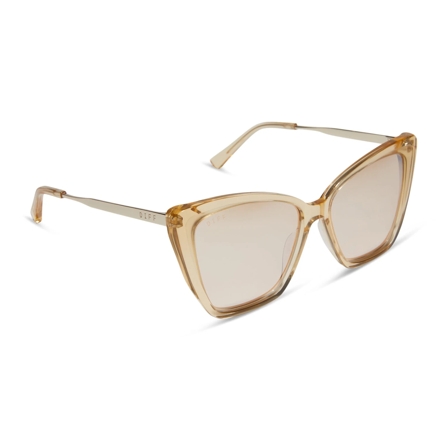 BECKY II - HONEY CRYSTAL + HONEY CRYSTAL FLASH SUNGLASSES 4 BECKY II - HONEY CRYSTAL + HONEY CRYSTAL FLASH SUNGLASSES - Image 2