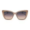 BECKY II - WARM TAUPE + TWILIGHT GRADIENT SUNGLASSES -Sunglasses Sales diff eyewear becky ii warm taupe twilight gradient sunglasses alt 1