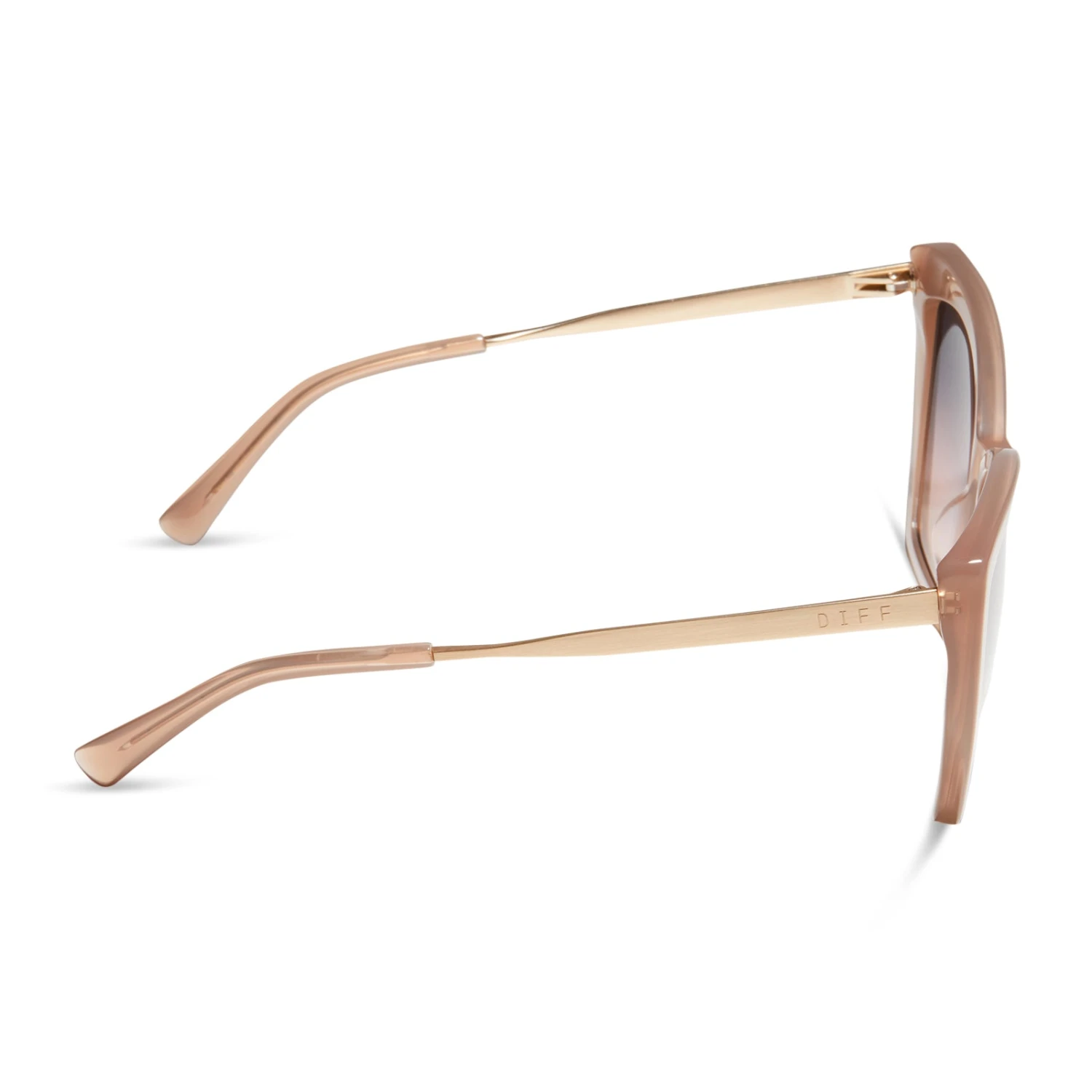 BECKY II - WARM TAUPE + TWILIGHT GRADIENT SUNGLASSES 5 BECKY II - WARM TAUPE + TWILIGHT GRADIENT SUNGLASSES - Image 3