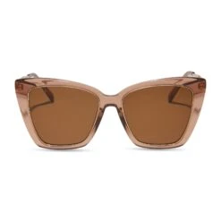 BECKY IV - CAFÉ OLE + BROWN SUNGLASSES
