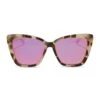 BECKY IV - CREAM TORTOISE + PINK MIRROR SUNGLASSES 1 BECKY IV - CREAM TORTOISE + PINK MIRROR SUNGLASSES -Sunglasses Sales diff eyewear becky iv cream tortoise pink mirror sunglasses alt 1