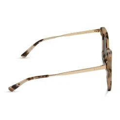 BECKY IV - CREAM TORTOISE + PINK MIRROR SUNGLASSES -Sunglasses Sales diff eyewear becky iv cream tortoise pink mirror sunglasses alt 3