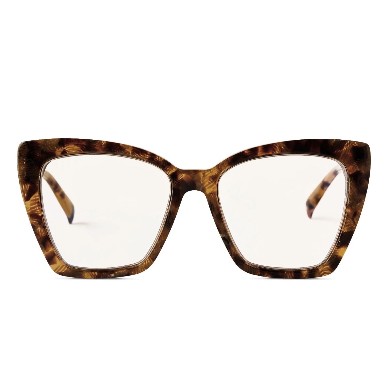 BECKY IV XS - TOASTED COCONUT + CLEAR GLASSES 3 BECKY IV XS - TOASTED COCONUT + CLEAR GLASSES