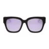 BELLA II - MATTE BLACK + LAVENDER FLASH SUNGLASSES -Sunglasses Sales diff eyewear bella ii matte black lavender flash sunglasses alt 1