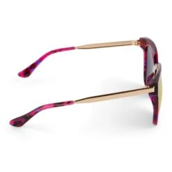 BELLA - PINK RUSH TORTOISE + PINK RUSH MIRROR SUNGLASSES -Sunglasses Sales diff eyewear bella pink rush tortoise pink rush mirror sunglasses alt 3