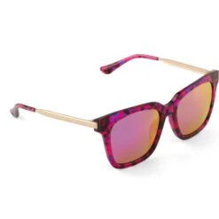 BELLA - PINK RUSH TORTOISE + PINK RUSH MIRROR SUNGLASSES -Sunglasses Sales diff eyewear bella pink rush tortoise pink rush mirror sunglasses alt 4