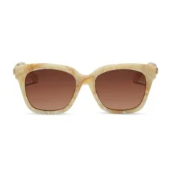 BELLA XS - MILK N HONEY + BROWN GRADIENT SUNGLASSES
