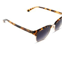 BIARRITZ - AMBER TORTOISE + BLUE GRADIENT POLARIZED SUNGLASSES -Sunglasses Sales diff eyewear biarritz amber tortoise blue gradient polarized sunglasses alt 4