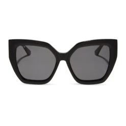 BLAIRE - BLACK + GREY + POLARIZED SUNGLASSES