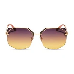 BREE - GOLD + INCA GRADIENT SUNGLASSES