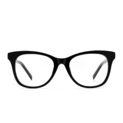 CARINA - BLACK + CLEAR GLASSES