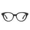 CARLY - BLACK + CLEAR GLASSES -Sunglasses Sales diff eyewear carly black clear glasses alt 1