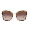 CLARISSE - GOLD + BROWN GRADIENT SUNGLASSES -Sunglasses Sales diff eyewear clarisse gold brown gradient sunglasses alt 1