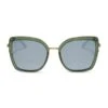 CLARISSE - SAGE CRYSTAL + GREY + POLARIZED SUNGLASSES