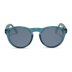 CODY - PURE BLUE + GREY MIRROR POLARIZED SUNGLASSES