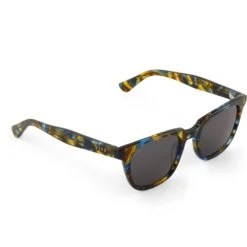 COLTON - GLACIAL TORTOISE + GREY + POLARIZED SUNGLASSES -Sunglasses Sales diff eyewear colton glacial tortoise solid grey polarized sunglasses alt 4