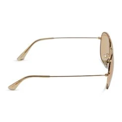 CRUZ - GOLD + HONEY CRYSTAL SUNGLASSES -Sunglasses Sales diff eyewear cruz gold honey crystal sunglasses alt 3