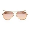 CRUZ - GOLD + PEACH MIRROR SUNGLASSES -Sunglasses Sales diff eyewear cruz gold peach mirror sunglasses alt 1